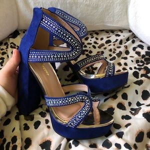 Blue Diamond Heels